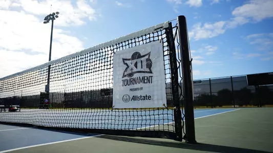 Big 12 Tennis Tournament sign