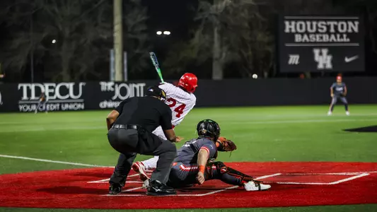 Blake Fields hitting