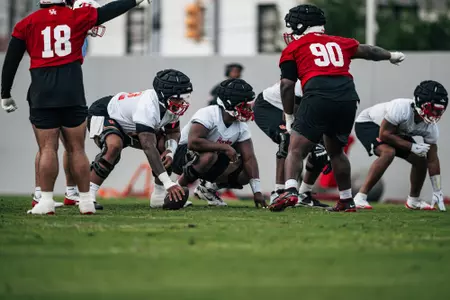 Shadre Hurst at practice