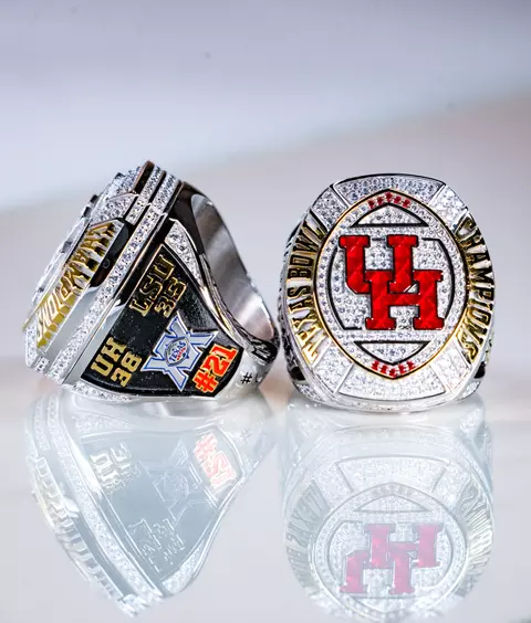 2025 Texas Bowl rings