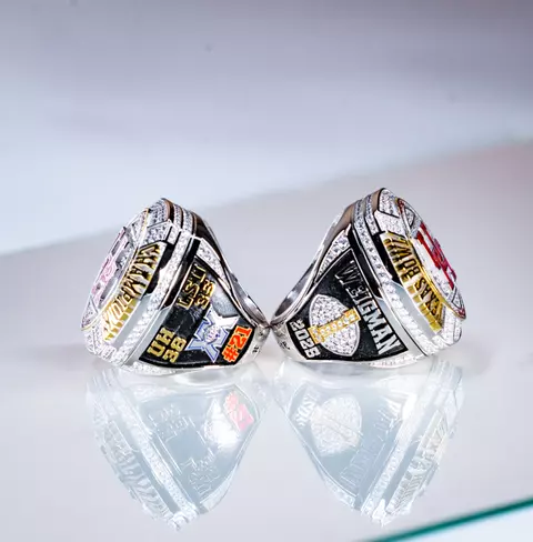 2025 Texas Bowl rings