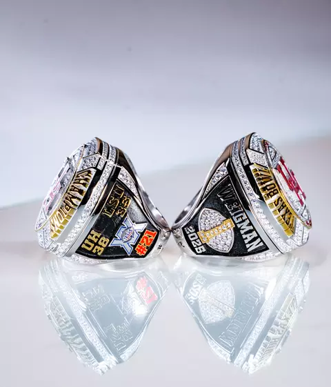 2025 Texas Bowl rings