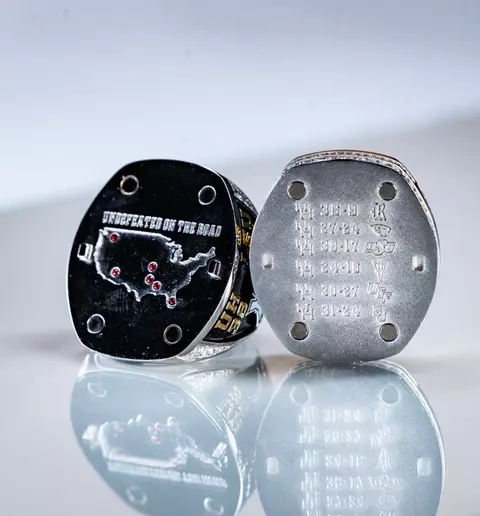 2025 Texas Bowl rings