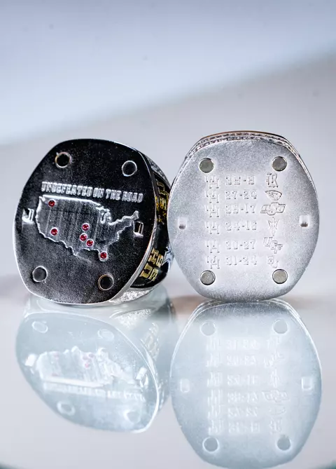 2025 Texas Bowl rings