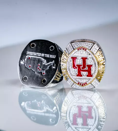 2025 Texas Bowl rings