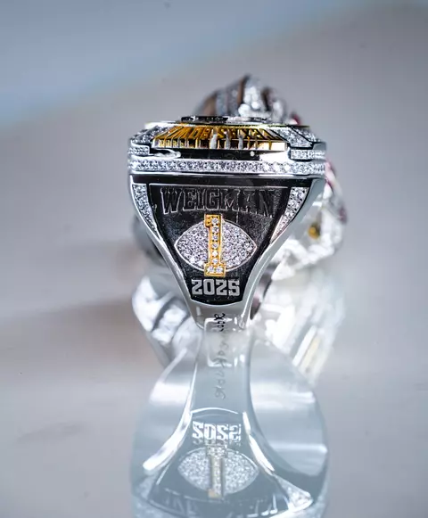 2025 Texas Bowl rings
