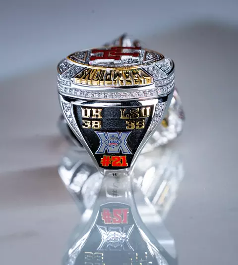 2025 Texas Bowl rings
