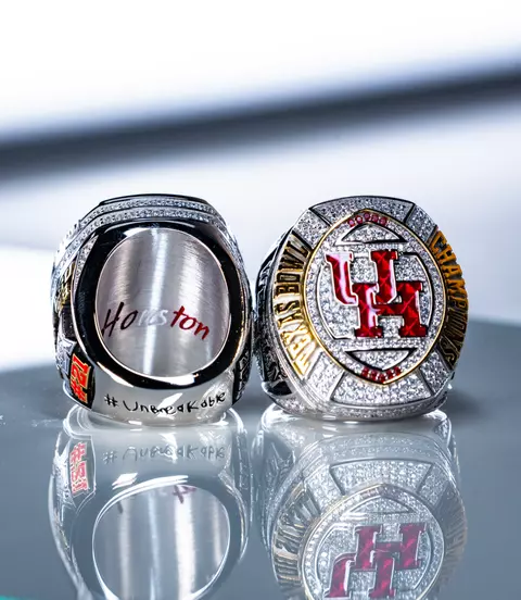 2025 Texas Bowl rings