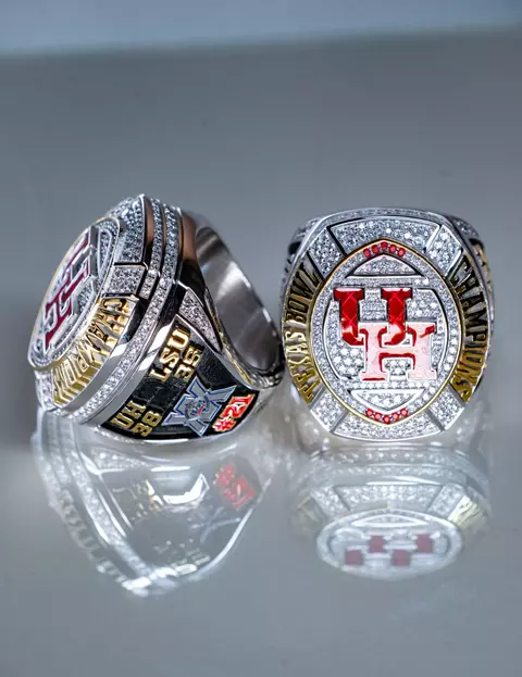 2025 Texas Bowl rings