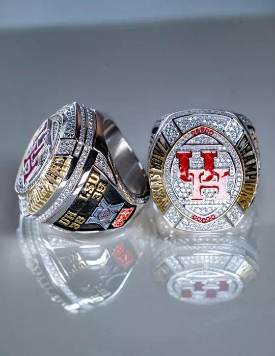 2025 Texas Bowl rings