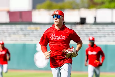 Will Van Wie jogging on the field