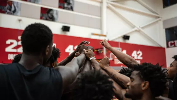 Team, Huddle, Hands, Summer Workouts