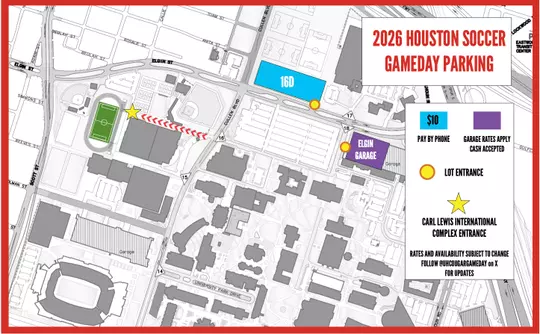 2026 Soccer Parking Map
