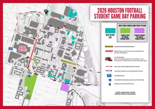 2026 Student Parking Map