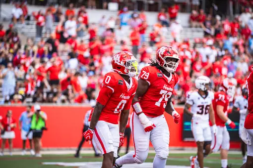 Amare Thomas celebrates post touchdown