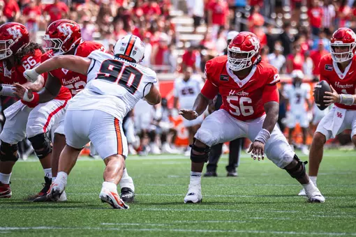 Shadre Hurst blocking vs. Oregon State