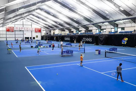 LAWRENCE, KS - July 27, 2022 - the Jayhawk Tennis Center in Lawrence, KS. Photo by Missy Minear/Kansas Athletics