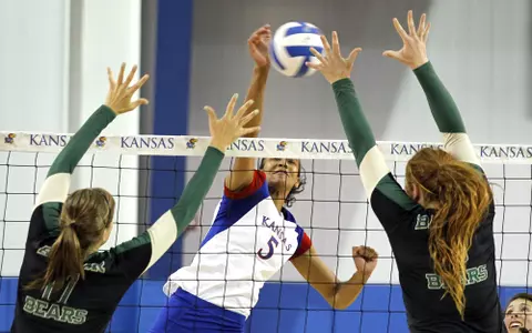 No. 20 Kansas Drops Road Match at Baylor, 3-1 Image