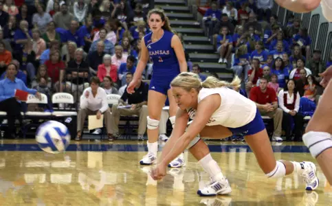 24th-Ranked Baylor Downs Kansas Volleyball In Three Image