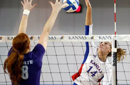 No. 15 Kansas Sweeps TCU, 3-0 Image