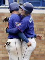 Kansas Splits Doubleheader with No. 9 Nebraska to Open Big 12 Play Image