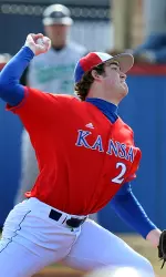 Kansas Baseball Sweeps No. 1 Texas, 4-3 Image