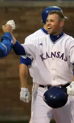 Jayhawks Win Rain-Shortened Game, 16-0 Image