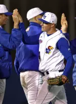 Czyz Ties Records, Jayhawks Get 5-3 Win Image