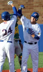 Kansas Hits Three Home Runs in 12-5 Victory at Iowa Image