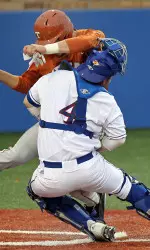 No. 4 Texas Shuts Out Kansas Baseball Image