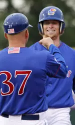 Jayhawks Fall in Extra Innings, 11-10 Image