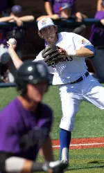 Late Rally Too Much for Kansas Baseball To Overcome Image