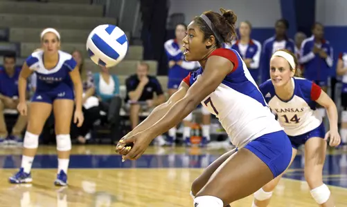 Kansas Starts Hot, Ends Hot to Defeat LMU, 3-1 Image