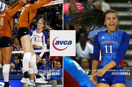 All-American Duo: Albers, Havili Named Honorable Mention Image