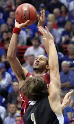 Free Throws Lift No. 7 Kansas Basketball To 90-59 Victory Vs. Emporia State Image
