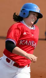 Kansas Softball Takes First Game of Twinbill at Tulsa Image