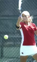 KU Tennis Drops Final Regular Season Match To Texas A&M, 7-0 Image