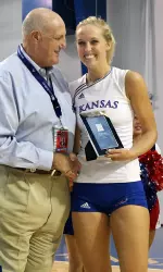 Jayhawks Sweep Eagles For Tournament Title Image