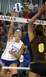 Volleyball Drops Three To Aggies Image