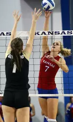 Kansas Falls In Three At No. 7 Texas Image