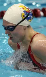 Kansas Tops Nebraska-Omaha in Saturday Swimming Action Image