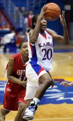 Sharp Shooting Leads KU Past Hartford, 76-72, in Season Opener Image