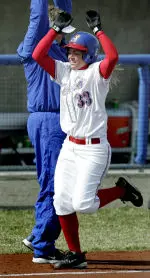 Jayhawks Total 24 Hits in Home-Opening Wins Image