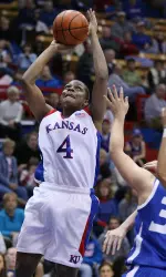 Sharp-Shooting Jayhawks Cruise to 81-55 Victory over Saint Louis Image