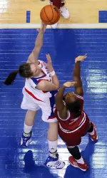 Boogaard Leads Jayhawks To 59-52 Win Over San Jose State Image