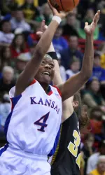 McCray's Double-Double Helps KU Outlast Missouri, 66-60 Image