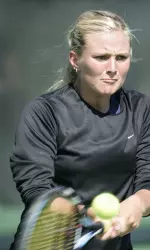 KU Tennis Drops Heartbreaker in Sunflower Showdown, 4-3 Image