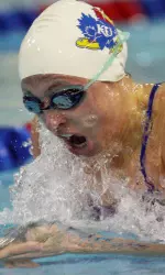 Herrmann Improves KU All-Time Breaststroke Record at NCAAs Image