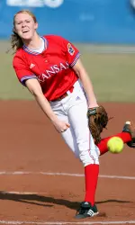 Kansas Softball Holds Off BYU to Preserve 3-1 Win Image