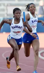 Jiles, Women's 400-meter relay team Qualify for Finals Image